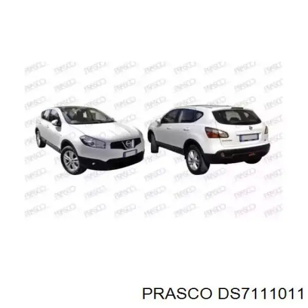  Бампер передній Nissan Qashqai 1