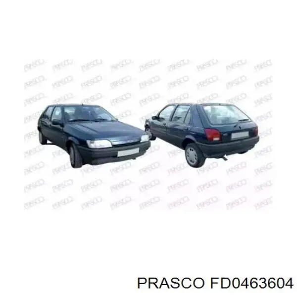 Підкрилок переднього крила, лівий Ford Fiesta Mk3 хетчбек (GFJ) (1989 - 1995) ціна, від 73.61 USD