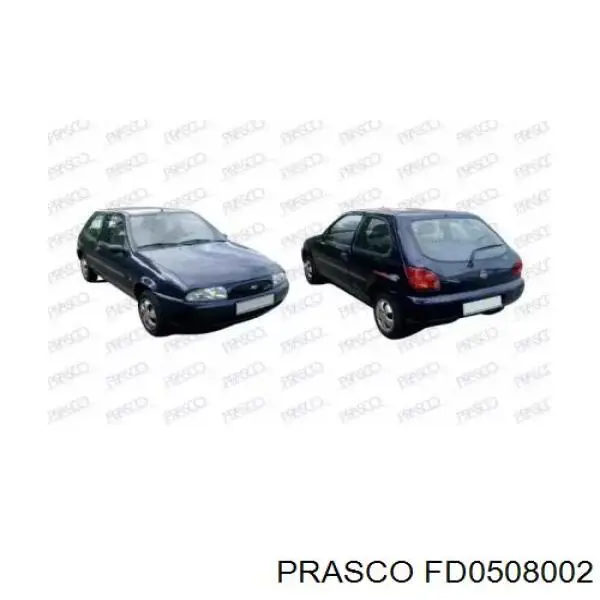  Ручка передньої двері зовнішня ліва Ford Ka 