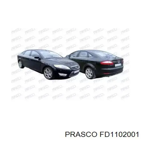 1540837 Ford Решітка радіатора