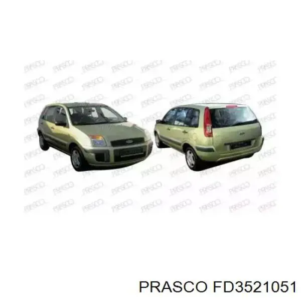 1386202 Ford Буфер (бампер) задній