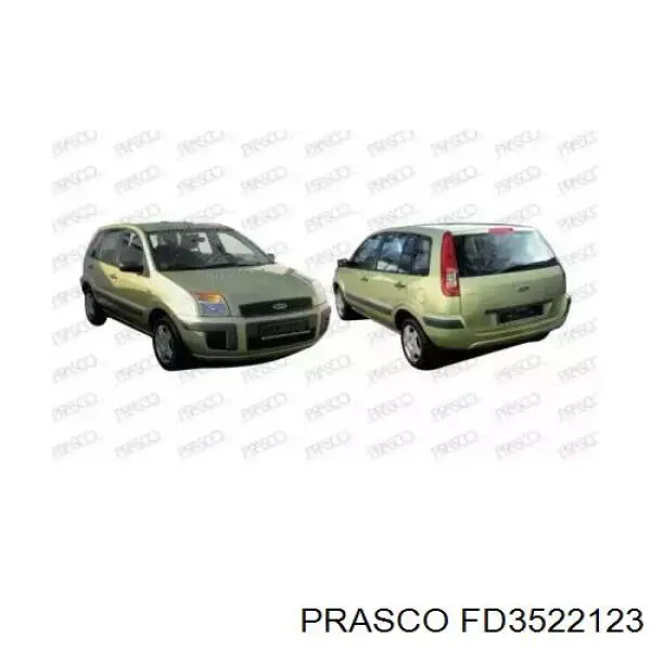1369325 Ford Заглушка протитуманок, ліва