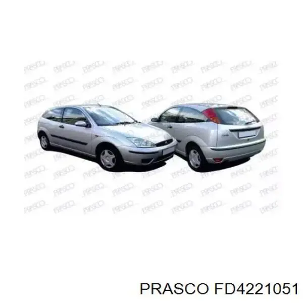 1351543 Ford Буфер (бампер) задній