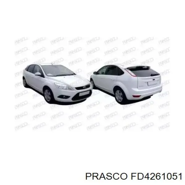  Бампер задній Ford Focus 2