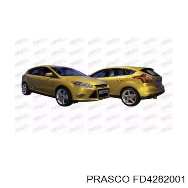 2049686 Ford Решітка радіатора