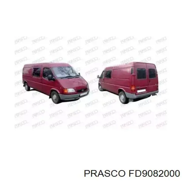  Решітка радіатора Ford Transit 4
