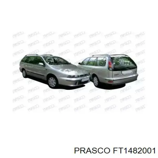 Облицювання радіатора Fiat Marea універсал (185) (1996 - 2007) ціна, від  