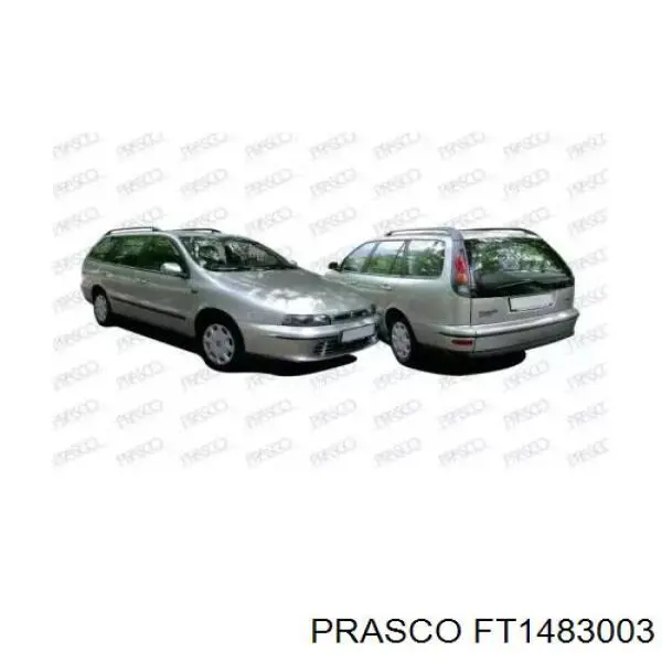 Крило переднє праве Fiat Marea універсал (185) (1996 - 2007) ціна, від 300.49 USD