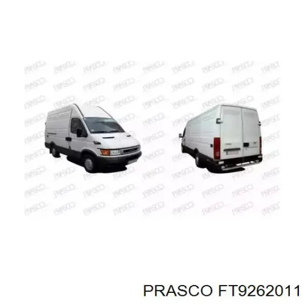 Облицювання радіатора Iveco Daily III фургон (1999 - 2006) ціна, від 29.70 USD