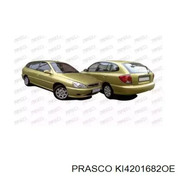 Шина бампера заднього на KIA Rio I DC