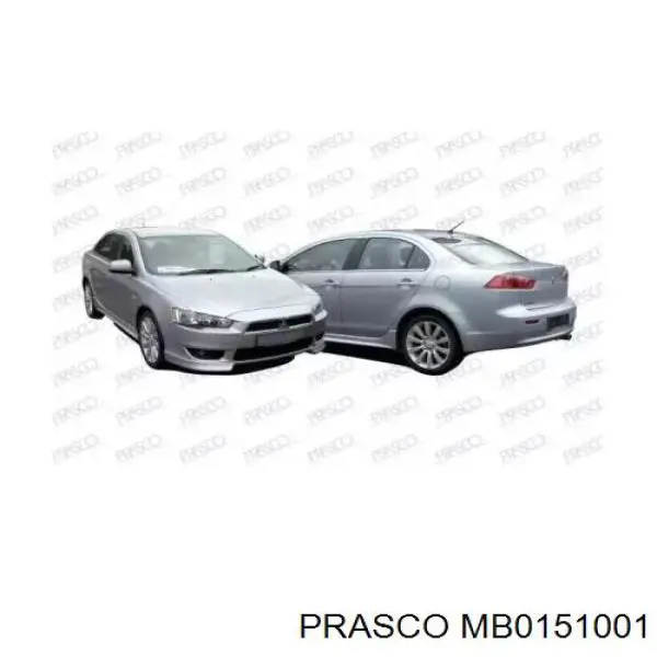 Бампер на авто Mitsubishi Lancer X седан (CY_A, CZ_A) (2007 - 2026) ціна, від 56.63 USD