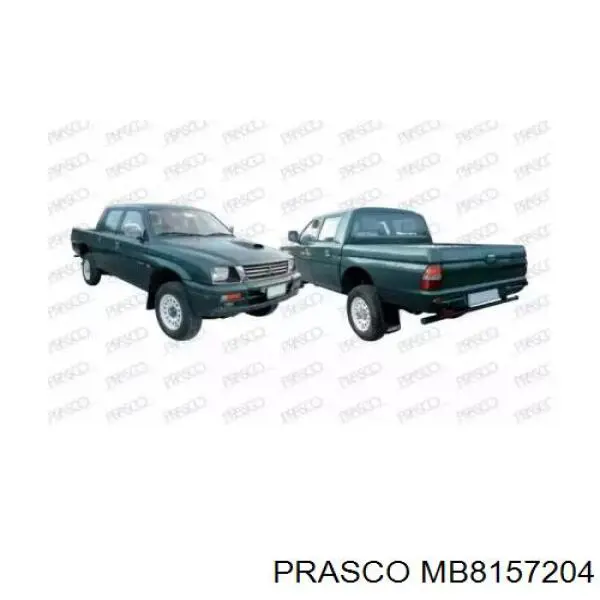 MR361093 Mitsubishi Дзеркало заднього виду, ліве