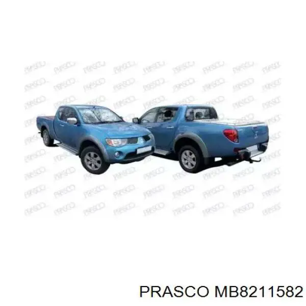  Розширювач переднього крила, лівий Mitsubishi L 200 