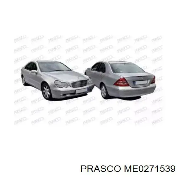 Рамка номерного знака автомобіля передня ME0271539 PRASCO
