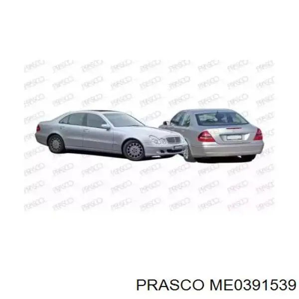 Рамка номерного знака автомобіля передня ME0391539 PRASCO