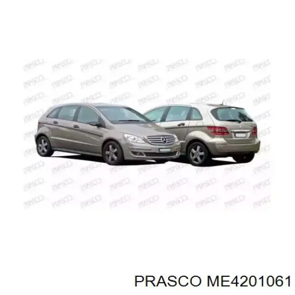 Бампер задній A1698851738 Mercedes