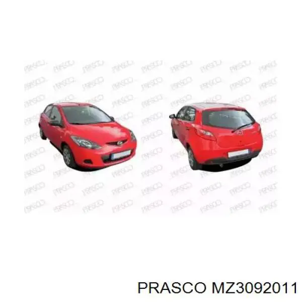 DR6150712A Mazda Решітка радіатора