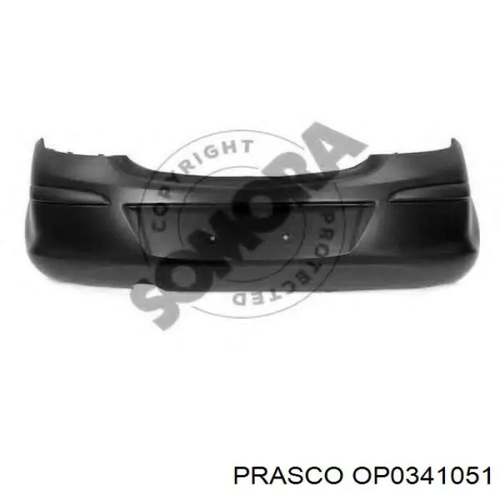 Кожух бампера заднього Polcar 555896 ціна, від 55.69 USD