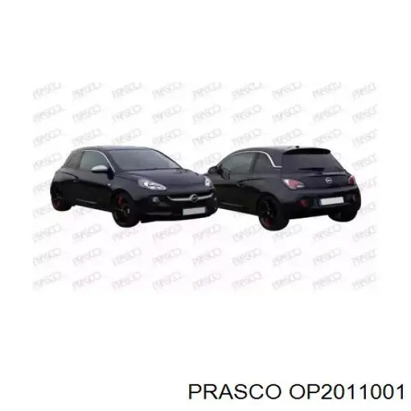  Передній бампер Opel Adam 