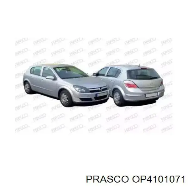 Бампер задній Opel Astra H