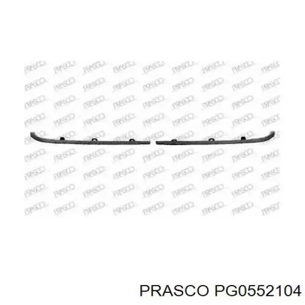 Вія (накладка) лівої фари PG0552104 PRASCO