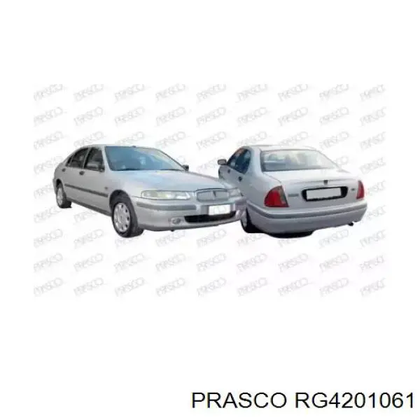 Буфер (бампер) задній на Rover 400  RT