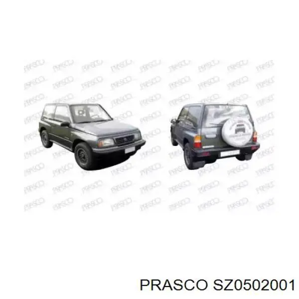 7211156B11 Suzuki Решітка радіатора