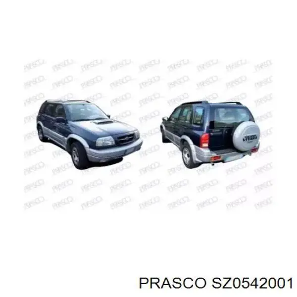 Купити 7211165DA0 Suzuki Захисна решітка радіатора