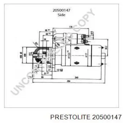 Стартер 20500147 Prestolite