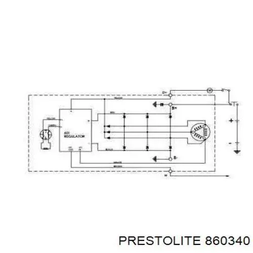 Генератор 860340 Prestolite