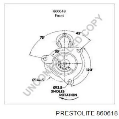 Стартер 860618 Prestolite