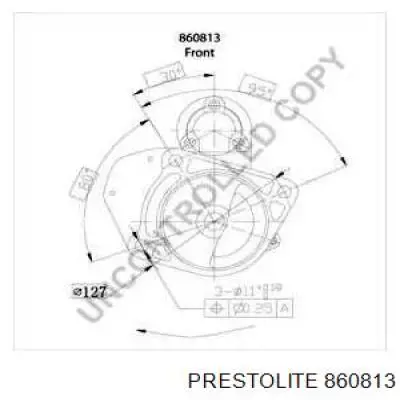 Купити 860813 Prestolite Стартер