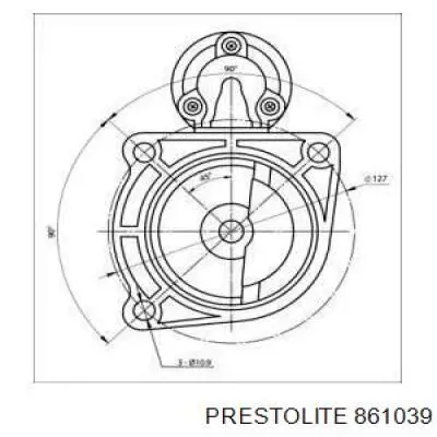 Купити 861039 Prestolite Стартер