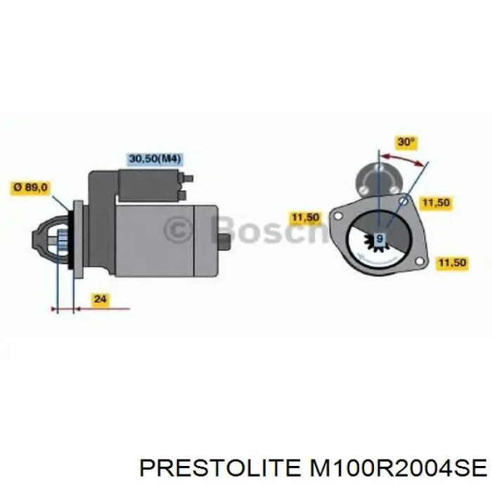  M100R2004SE Prestolite