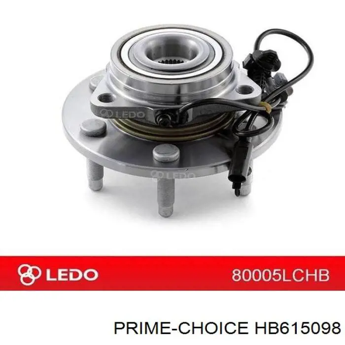 Маточина колеса передня Prime Choice HB615098 ціна, від 108.11 USD
