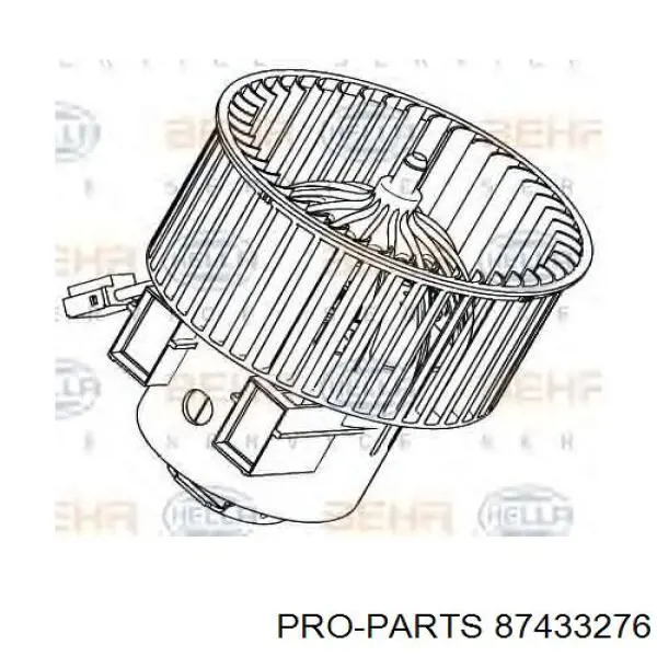 Вентилятора пічки MTE352AX Magneti Marelli