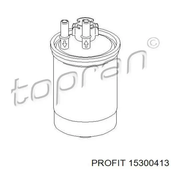 Фільтр паливний 15300413 Profit