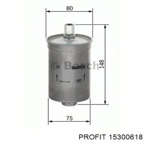 Фільтр тонкого очищення палива Profit 15300618 ціна, від 8.60 USD