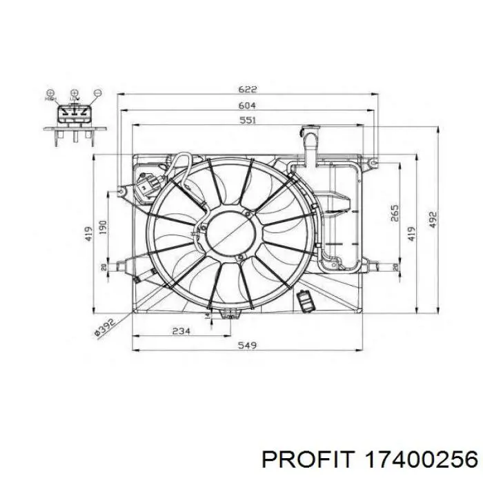 Купити BM1792 Magneti Marelli Радіатор двигуна