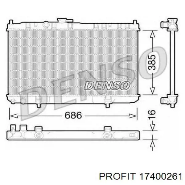 Радіатор R12191 Sato Tech