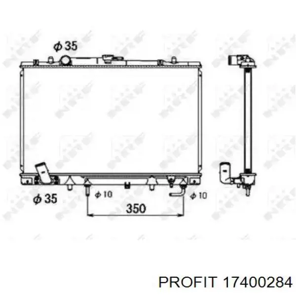 Радіатор 222167 Glyser