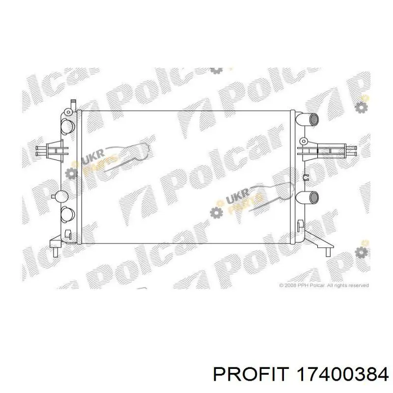 Радіатор основний Tempest TP1563016 ціна, від 36.75 USD