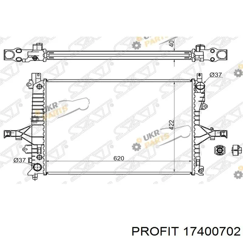 Радіатор RA65553Q Signeda