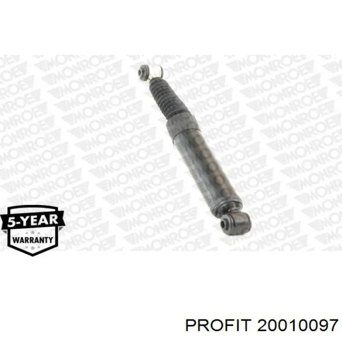 Амортизатор задній Profit 20010097 ціна, від 30.68 USD
