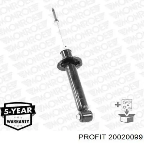 Стойка амортизатора передняя Profit 20020099 ціна, від 27.44 USD