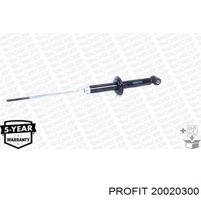 Амортизатор задній Profit 20020300 ціна, від 22.81 USD