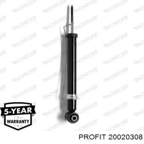 Амортизатор задній Profit 20020308 ціна, від 24.39 USD