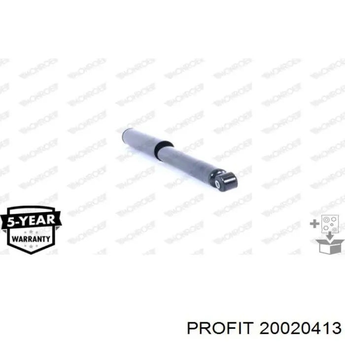 Амортизатор задній Profit 20020413 ціна, від 31.34 USD