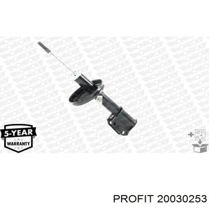 Стойка амортизатора передняя Profit 20030253 ціна, від 37.49 USD