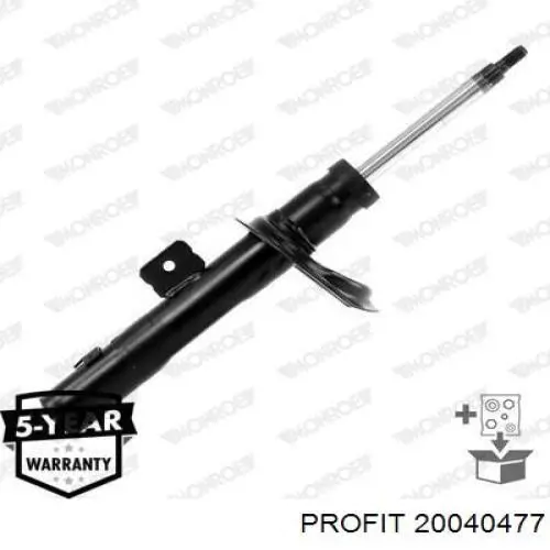 Амортизатор передній, правий Profit 20040477 ціна, від 40.57 USD